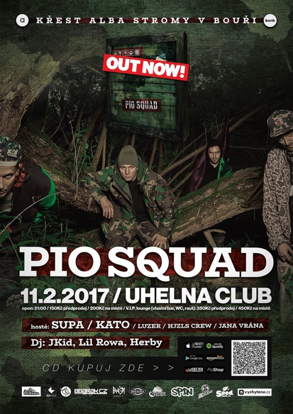 2-2017 Stromy v bouři/Release party/Pio Squad